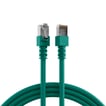 Patchkabel SF/UTP C.5e PVC 0,25m grøn