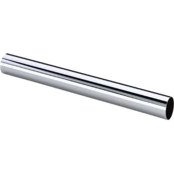 32 x 250 mm Afgangsrør krom