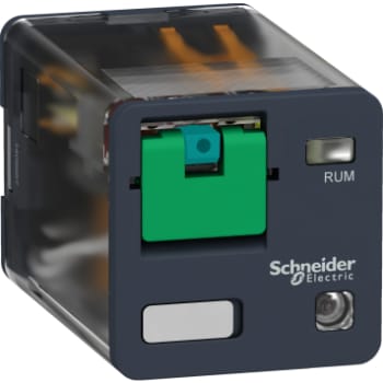 Stikbensrelæ 10A 3 CO 12VDC, med LED og testknap RUMC32JD