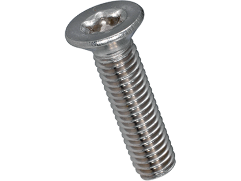TORX maskinskrue, undersænket - M2x5mm, TX6, A4 (50 stk.)