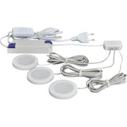 Linea kit 3 x 2.3W mat hvid 3000K