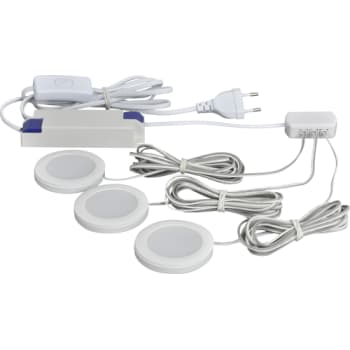 Linea kit 3 x 2.3W mat hvid 3000K