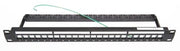 NetConnect Patchpanel til KJX jacks 24 ports panel 1U Sort