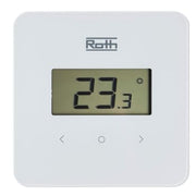Roth Touchline® SL rumtermostat med IR føler, hvid