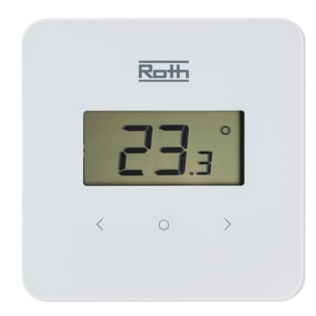Roth Touchline® SL rumtermostat med IR føler, hvid