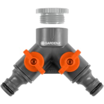 Gardena 2-vejs ventil, 1-3/4-1/2"