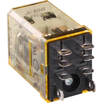 Relæ RH2BL 2-polet 12V DC