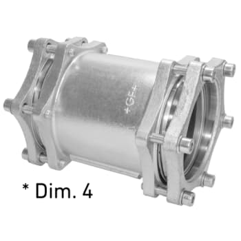 4" Primofit ligeløbende stål/stål