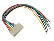 Printstik - 8pol hun 2,54mm +20 cm ledn.
