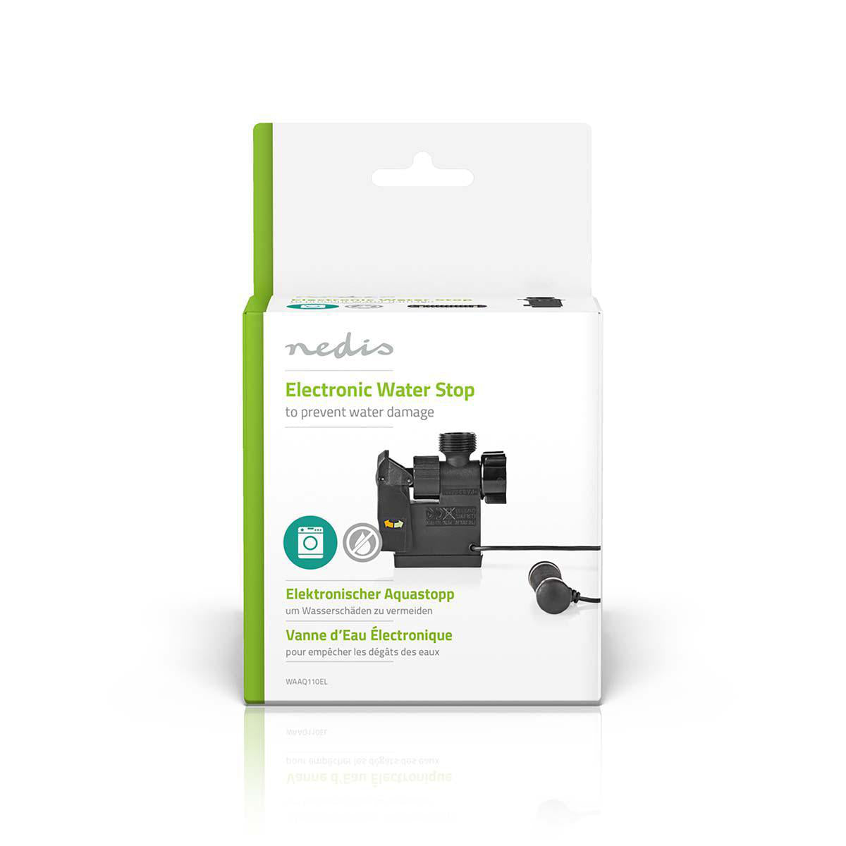 Elektronisk Vandstopper m. Gulvsensor - 3/4" ind/ud