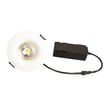 Sabina Low profile Fixed Downlight ISO Mat Hvid 3000K 400lm 5,4W Dæmpbar IP44