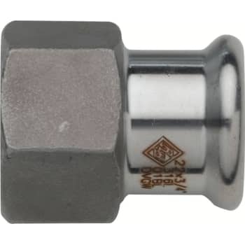 22 x 3/4" TURBO Inox overgangsmuffe