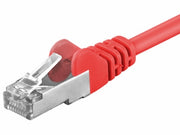 FTP netværkskabel - Skærmet CAT5e, 2xRJ45, RØD (2m)