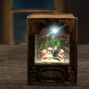 Glitter Bog måler 22x14x7 cm 3xAA batterier. Med timer.