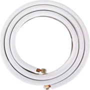 Kobberrør til varmepumper 5m 1/4′′ x 1/2′′ med omløber