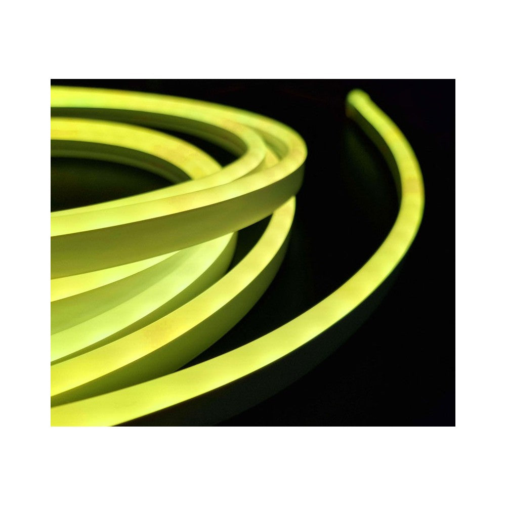 16W/m RGB+WW Neon flex strip - 5 meter, IP65, 72 LED pr. meter, 24V