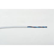 Ledning H03VV-F 2x0,75 hvid, R100
