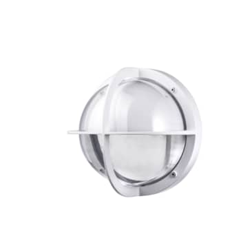 Skotlampe TOBI med halvskærm, E27, hvid