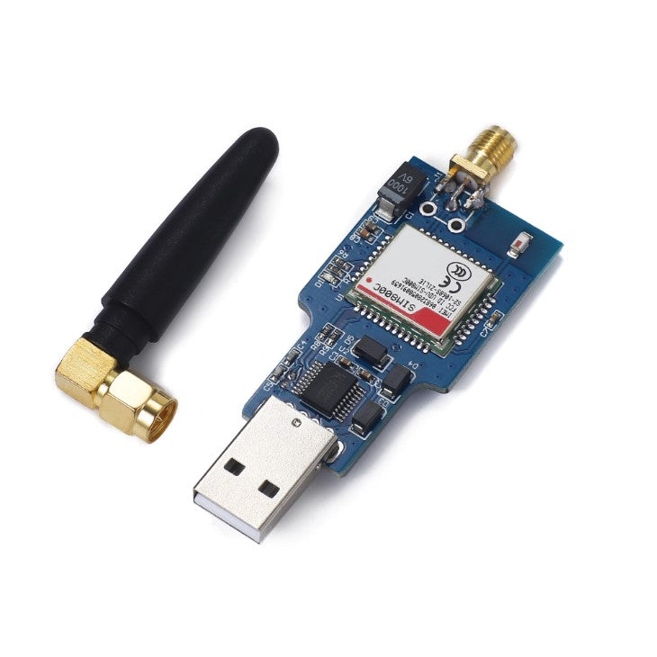 USB til SIM800C GSM/GPRS modul - Inkl. antenne