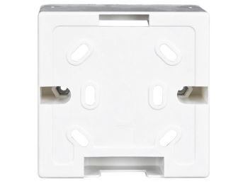 Underlag til 86x86mm vægdåser (int. std.) - Hvid