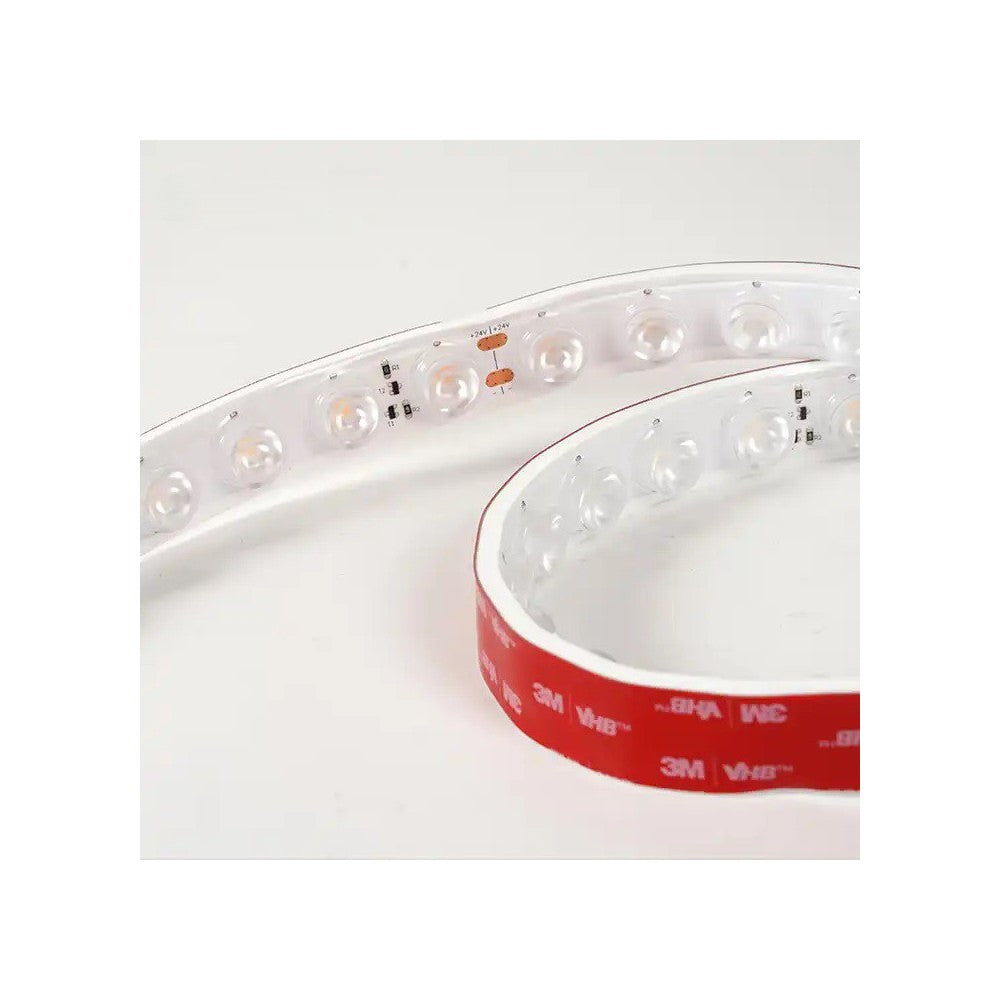LEDlife 22W/m RGB LED strip - 5m, Vægmonteret, IP68, 24V, 48 LED pr. meter