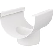 Plastmo tudstykke, 10", Ø75mm, hvid
