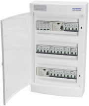 Færdigmonteret gruppetavle – 2x16A 3P+N + 2x10A 3P+N + 4x10A 1P+N + Transient