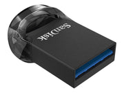 USB nøgle - Ultra Fit 128GB USB 3.1 flashdrive, Sort