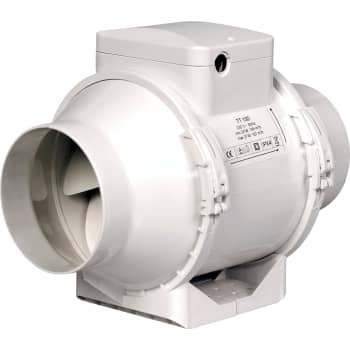 Kanalventilator EL 125 TT, Ø125 mm, hvid