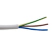 Funktionssikker plastkappeledning 3G1,5 hvid tromle
