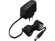 Netadapter - 12Vdc / 12W (1A), Sort (5,5x2,5mm)