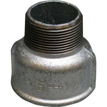 3/8" x 1/4" Galvaniseret spidsmuffe