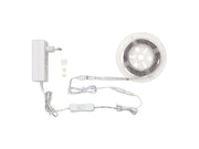 LED stripsæt (IP20) - Neutral hvid (4000K) m. strømfors. (3m
