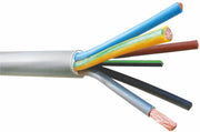 INST.KABEL HF 4X10 GRÅ   T250