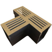 Star Drain 65 x 103 mm PVC-tee med cortenstål rist