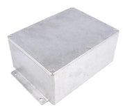 Aluminiumskabinet m. flanger, 165x127x75mm (IP66)