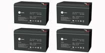 Blybatteri 12V-12AH  151X98X95 VDS 4-pak