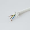 3G0,75 T70 textil hvid 25m