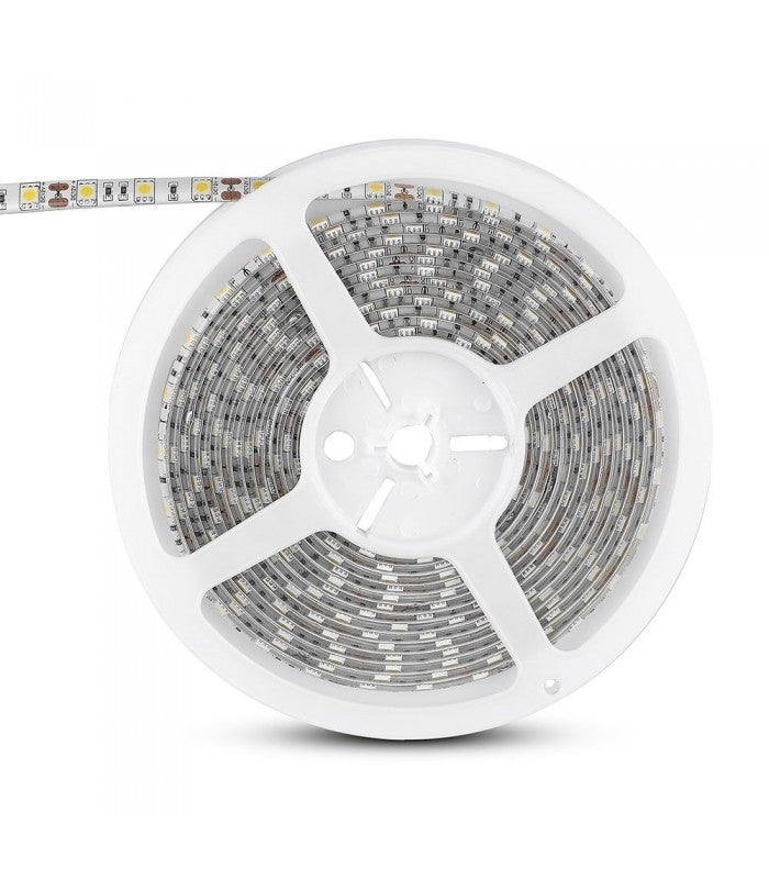 10,8W/m LED bånd 4500K, Dags hvid, 5 meter, 12V