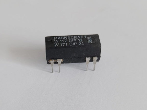 Magnecraft DIP Reed Relæ, 12V/24V, 2 x slutte (DIP14-8)