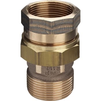 1.1/2" Union muffe/nippel Rødgods Silicium Bronze