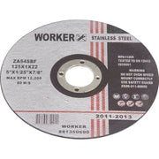 WORKER skæreskive Inox, 0,8 x 125 mm