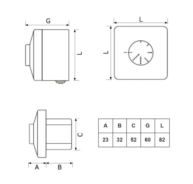aRo AC Motor hastighedsstyring - 230Vac / 1A / 230W