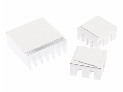 Køleprofil-sæt til Raspberry Pi 3B/3B+/4B (5 dele)