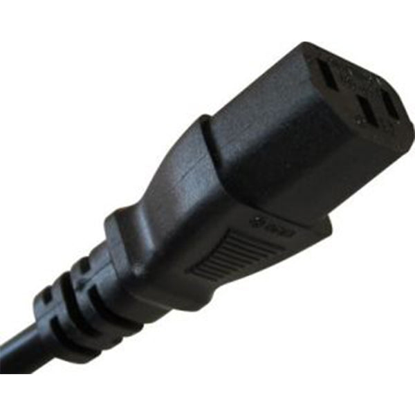 Apparatledning Schuko vinklet - C13, 2 m