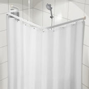 Forhæng Unicolor Miljø b:180 x h:220cm Hvid 12kovser U/bly/PVC