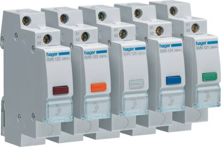 SIGNALLAMPE 230V LED RØD
