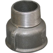 1" x 1/2" Sort spidsmuffe