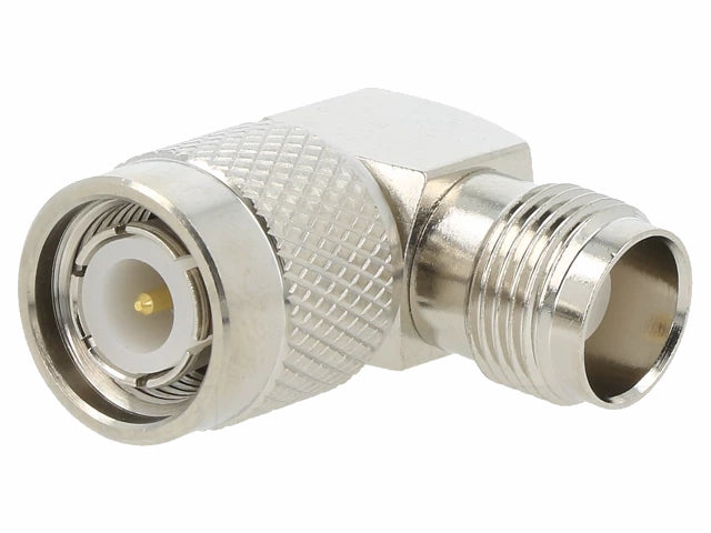 TNC adapter - TNC han til TNC hun, 90° vinklet