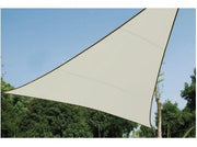 Trekantet solsejl - 3,6 x 3,6 x 3,6m CREMEHVID